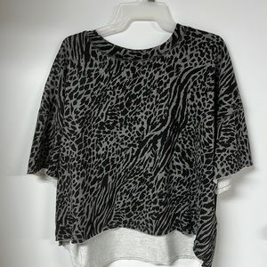 Ladies animal, print sleep top